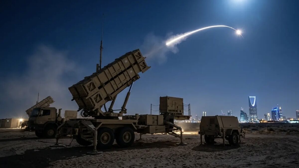 Saudi Air Defenses Intercept 20 Drones and Ballistic Missile