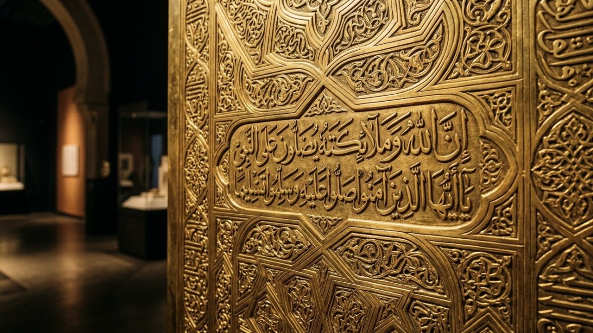 Kaaba Door Replica at Makkah Holy Qur’an Museum