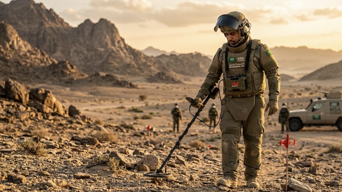 Saudi Masam Project Clears 1,906 Explosives in Yemen