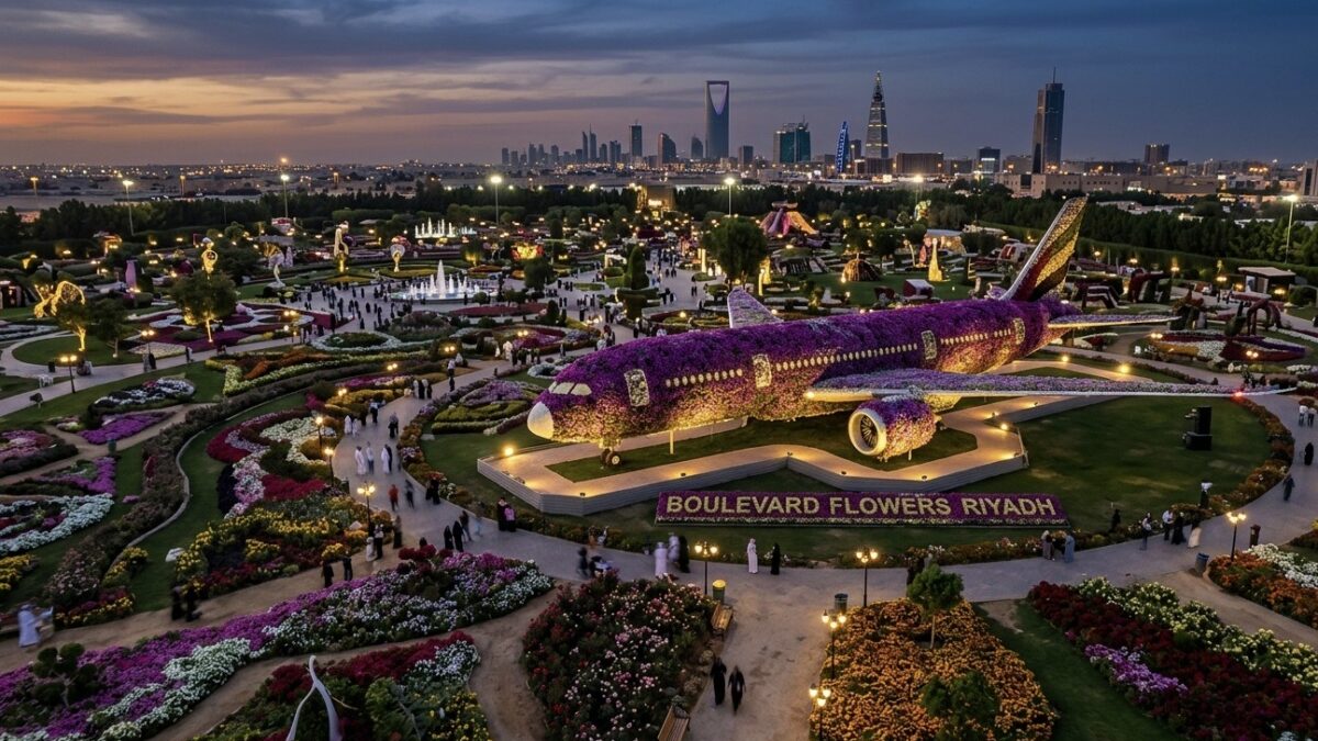 Boulevard Flowers: World’s Largest Garden Opens in Riyadh