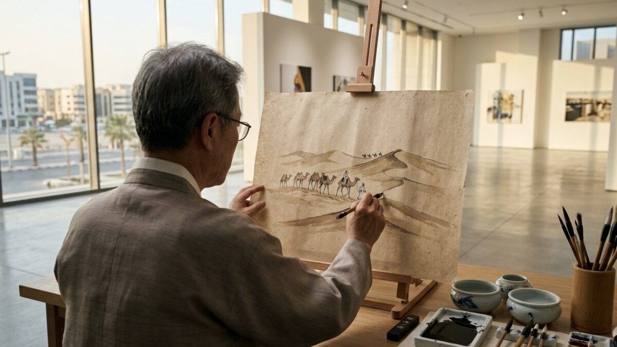 Kim Seungbae: 30 Years of Saudi-Korean Art Fusion 