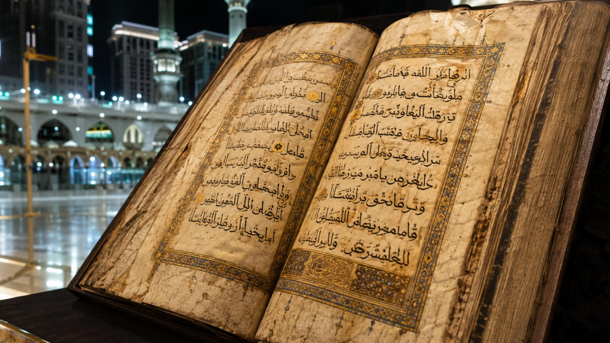 Rare 60-Page Quran Unveiled at Makkah Museum