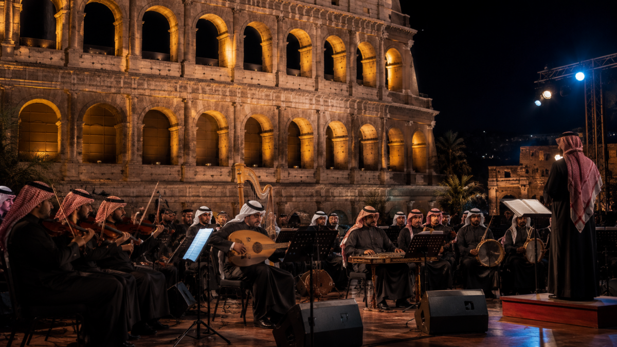 Saudi National Orchestra Rome Performance